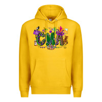Lemon cma mardi gras cowgirl Premium Hoodie - CowGirlArtShop