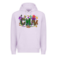 Lilac cma mardi gras cowgirl Premium Hoodie - CowGirlArtShop