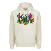 Oatmeal Heather cma mardi gras cowgirl Premium Hoodie - CowGirlArtShop