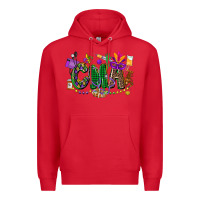 Red cma mardi gras cowgirl Premium Hoodie - CowGirlArtShop