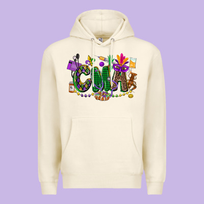 Cma Mardi Gras Cowgirl Premium Hoodie Designed By Cowgirlartshop