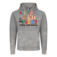 Cloud Rock his fight is my fight autism awareness Vintage Hoodie - MaliasSmallBusiness
