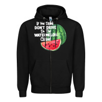 Black Watermelon Crawl Zipper Hoodie - Bettercallsaul