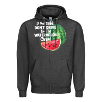 Charcoal Heather Watermelon Crawl Zipper Hoodie - Bettercallsaul