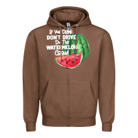 Chestnut Watermelon Crawl Zipper Hoodie - Bettercallsaul