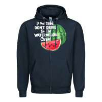 Navy Watermelon Crawl Zipper Hoodie - Bettercallsaul