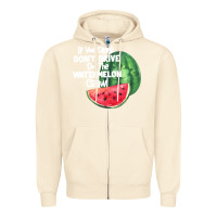 Sandshell Watermelon Crawl Zipper Hoodie - Bettercallsaul