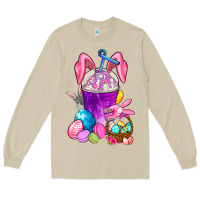 Mushroom Happy Easter coffee cup Long Sleeve Tee - NancyCooperArtShop