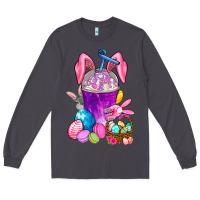 Smoke Happy Easter coffee cup Long Sleeve Tee - NancyCooperArtShop