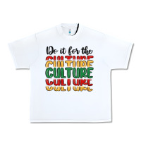 White do it for the culture Urban Heavy Tee - MaliasSmallBusiness