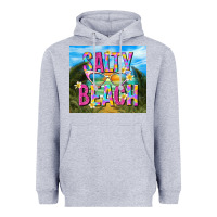 Heather Grey salty beach Heavyweight Hoodie - TumblerDesignByShophia