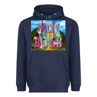 Navy salty beach Heavyweight Hoodie - TumblerDesignByShophia
