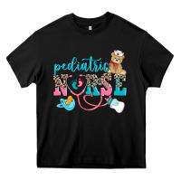 Black pediatric nurse Heavy Core Tee - AdoDesignShop