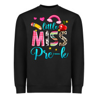 Black little miss pre k Heavyweight Sweatshirt - NancyCooperArtShop
