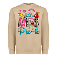 Little Miss Pre K Heavyweight Sweatshirt | Teevron