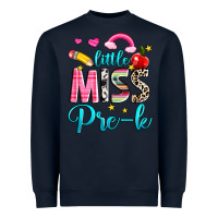 Navy little miss pre k Heavyweight Sweatshirt - NancyCooperArtShop