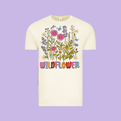 Wildflower Malias Vintage Tee Designed By Maliassmallbusiness
