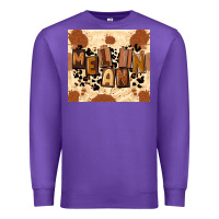 Purple melanin Premium Sweatshirt - CowGirlArtShop