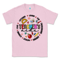 Bubblegum Pink teachers aide Classic Tee - MaliasSmallBusiness
