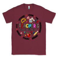 Burgundy teachers aide Classic Tee - MaliasSmallBusiness
