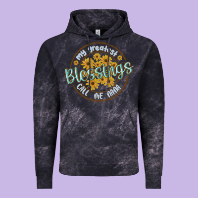 My Greatest Blessing Call Me Nana Vintage Hoodie Designed By Maliassmallbusiness