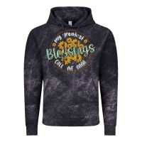 Cloud Black my greatest blessing call me nana Vintage Hoodie - MaliasSmallBusiness