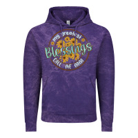 Cloud Purple my greatest blessing call me nana Vintage Hoodie - MaliasSmallBusiness