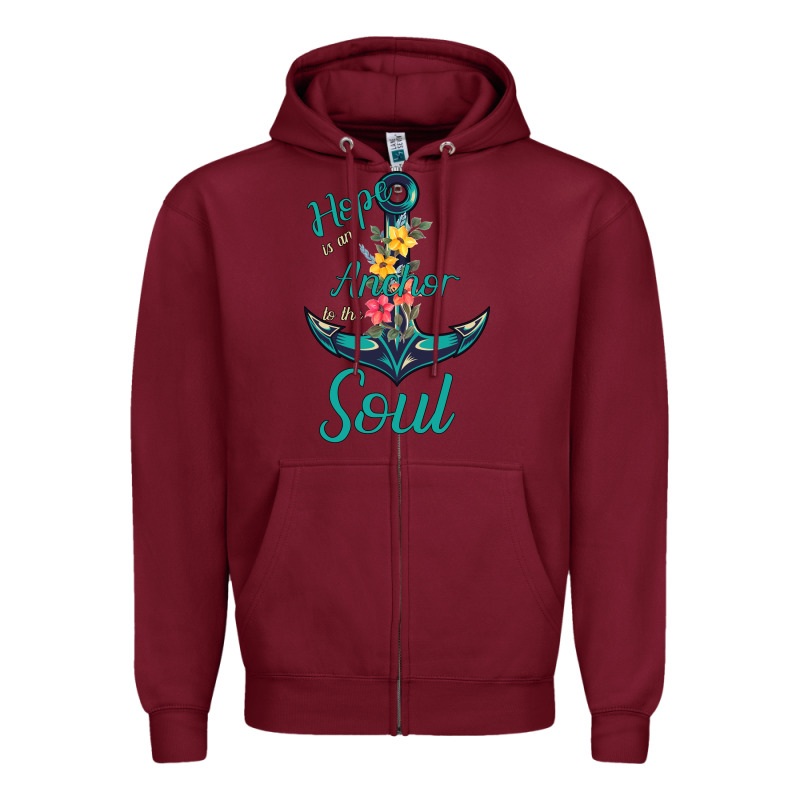 Hope Is The Anchor Zipper Hoodie by Bettercallsaul | Teevron