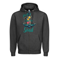 Charcoal Heather Hope is the Anchor Zipper Hoodie - Bettercallsaul