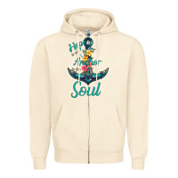 Sandshell Hope is the Anchor Zipper Hoodie - Bettercallsaul