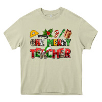 Mossy one merry teacher Heavy Core Tee - AdoDesignShop