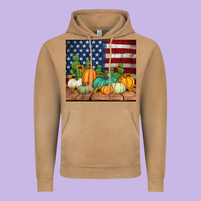 Fall Themed American Tumbler Vintage Hoodie Designed By Jasminsmagicworld