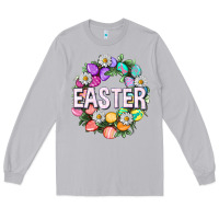 Moon Dust Easter with eggs and daisy Long Sleeve Tee - NancyCooperArtShop