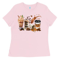 Bubblegum Pink black every month melanin coffee cups Ladies Tee - JahusDesignShop