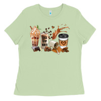 Matcha black every month melanin coffee cups Ladies Tee - JahusDesignShop