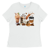 White black every month melanin coffee cups Ladies Tee - JahusDesignShop