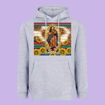 Our Lady Of Guadalupe Heavyweight Hoodie Designed By Tumblerdesignbyshophia
