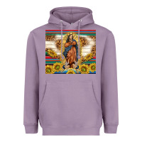 Lavender our lady of guadalupe Heavyweight Hoodie - TumblerDesignByShophia