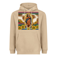 Mushroom our lady of guadalupe Heavyweight Hoodie - TumblerDesignByShophia