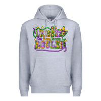 Heather Grey laissez les bons temps router Premium Hoodie - CowGirlArtShop