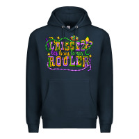 Navy laissez les bons temps router Premium Hoodie - CowGirlArtShop
