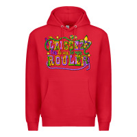 Red laissez les bons temps router Premium Hoodie - CowGirlArtShop