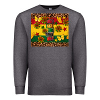 Charcoal Heather power juneteenth Premium Sweatshirt - CowGirlArtShop