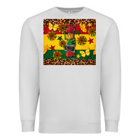 Dove Grey power juneteenth Premium Sweatshirt - CowGirlArtShop
