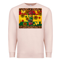 Pale Pink power juneteenth Premium Sweatshirt - CowGirlArtShop