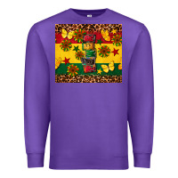 Purple power juneteenth Premium Sweatshirt - CowGirlArtShop