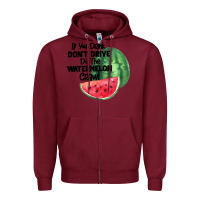 Burgundy Watermelon Crawl Zipper Hoodie - Bettercallsaul