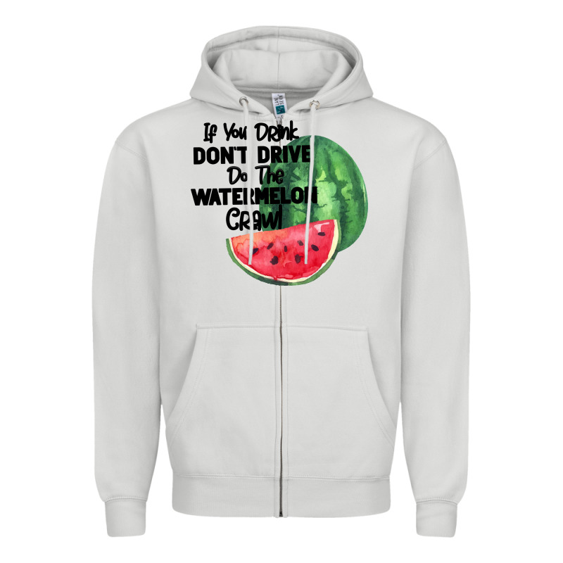 Watermelon Crawl Zipper Hoodie by Bettercallsaul | Teevron