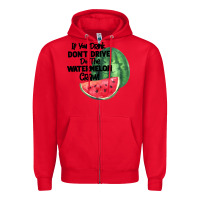 Red Watermelon Crawl Zipper Hoodie - Bettercallsaul