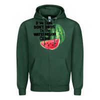 Sports Green Watermelon Crawl Zipper Hoodie - Bettercallsaul